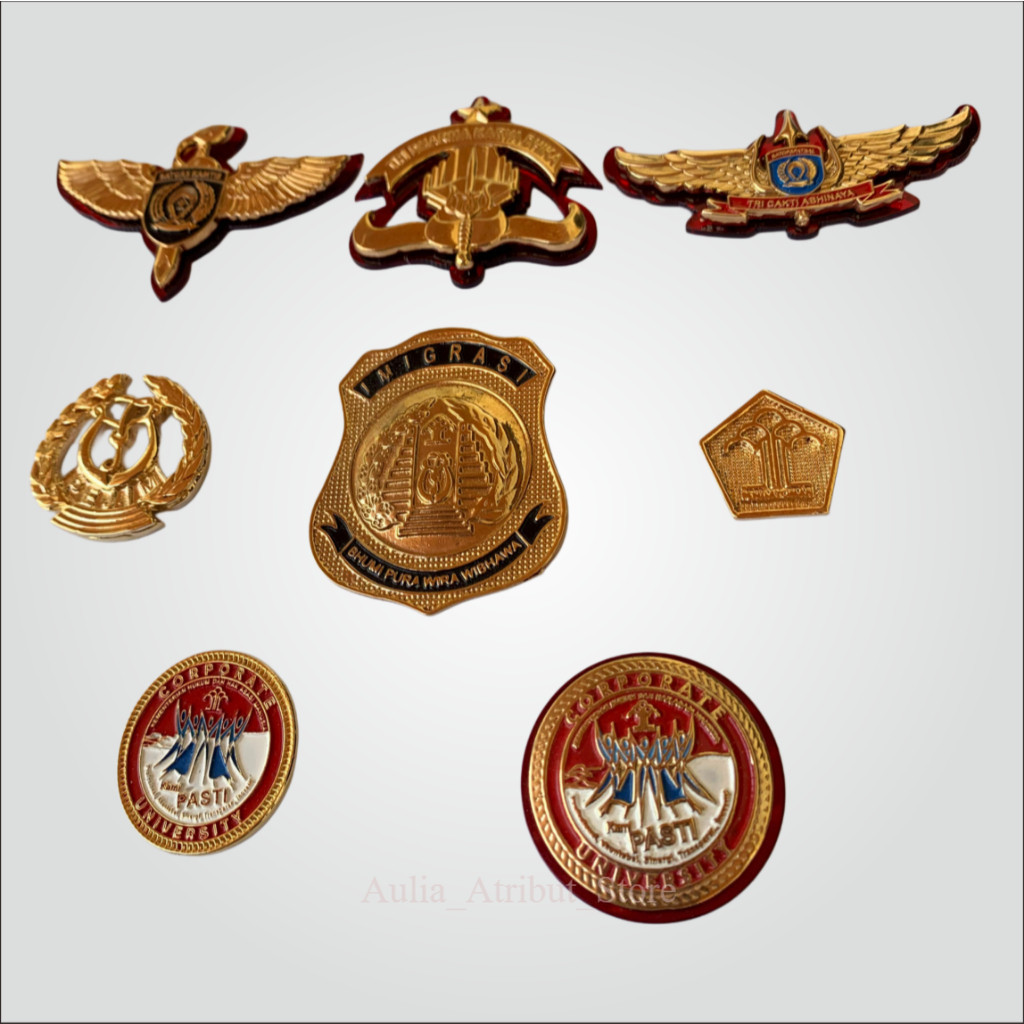 AULIA ATRIBUT KUMHAM/ATRIBUT KEMENKUMHAM Pin pengayoman, pin pasti, pin satgas kantib, emblem kumham