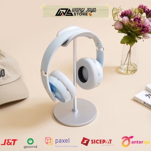 Ace Ataru Headphone Stand - Silver Tempat Penyangga Headset Alat Penopang Headphone Stand On Ear Hea