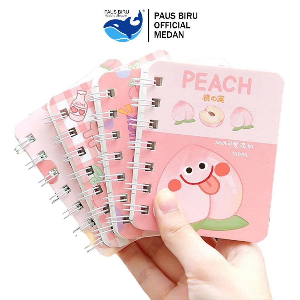 

Alat Tulis Anak / Paus Biru - A5 dan A7 Lucu Buku Notebook Mini Alat Tulis Sekolah Anak Kartun Stationery