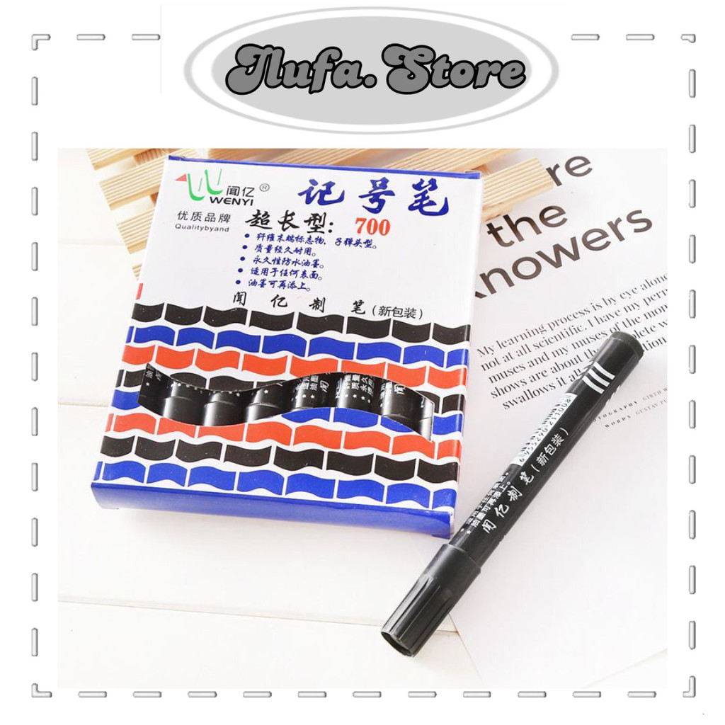 

ILU170 Spidol Aowa 700 Permanent Import / Spidol Warna Marker