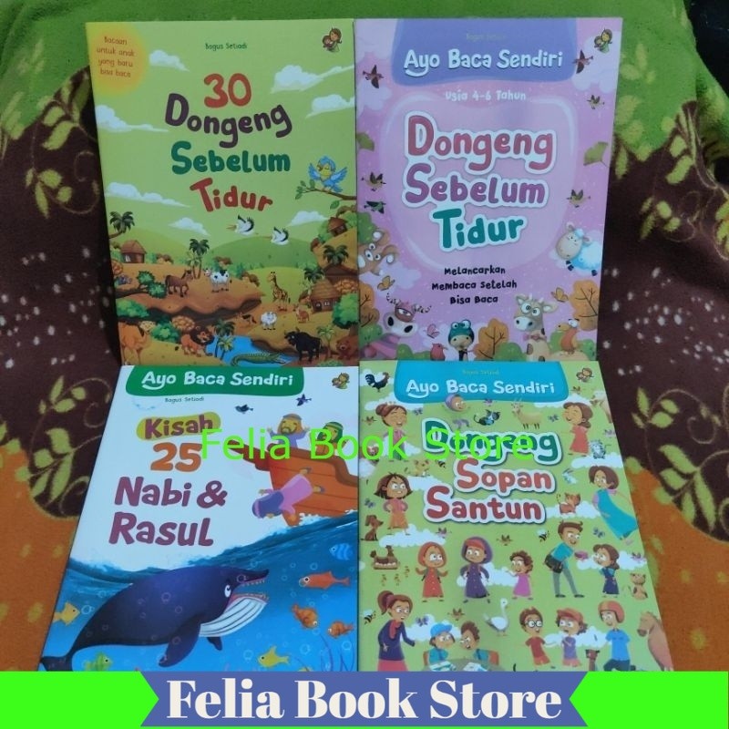 

Paket 4 buku cerita anak - Kisah 25 Nabi & Rasul, Dongeng sopan santun & Dongeng sebelum tidur