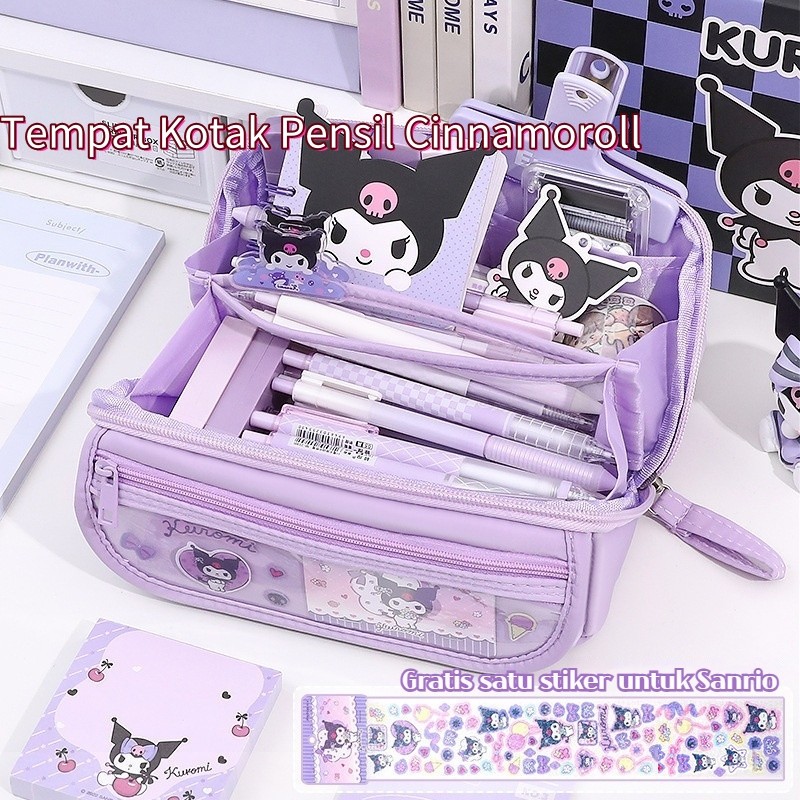 

【READY】Tempat Pensil Berkapasitas Besar Sanrio /Tempat Kotak Pensil Cinnamoroll/tas Pensil Siswa/ Kuromi Penyimpanan Alat Tulis Siswa Perlengkapan Sekolah