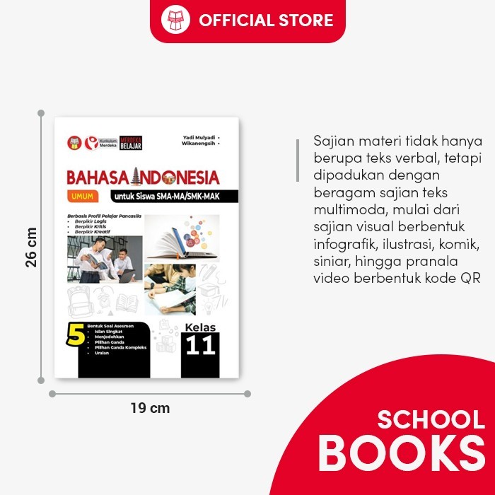 

Yrama Widya - Buku Bahasa Indonesia Umum u/Siswa SMA/MA Kelas 11 K.M