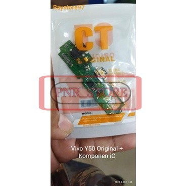FULL IC + Fleksibel Charger VIVO Y50 + Komponen IC / FULL IC flexibel Konektor charger vivo y50 conc