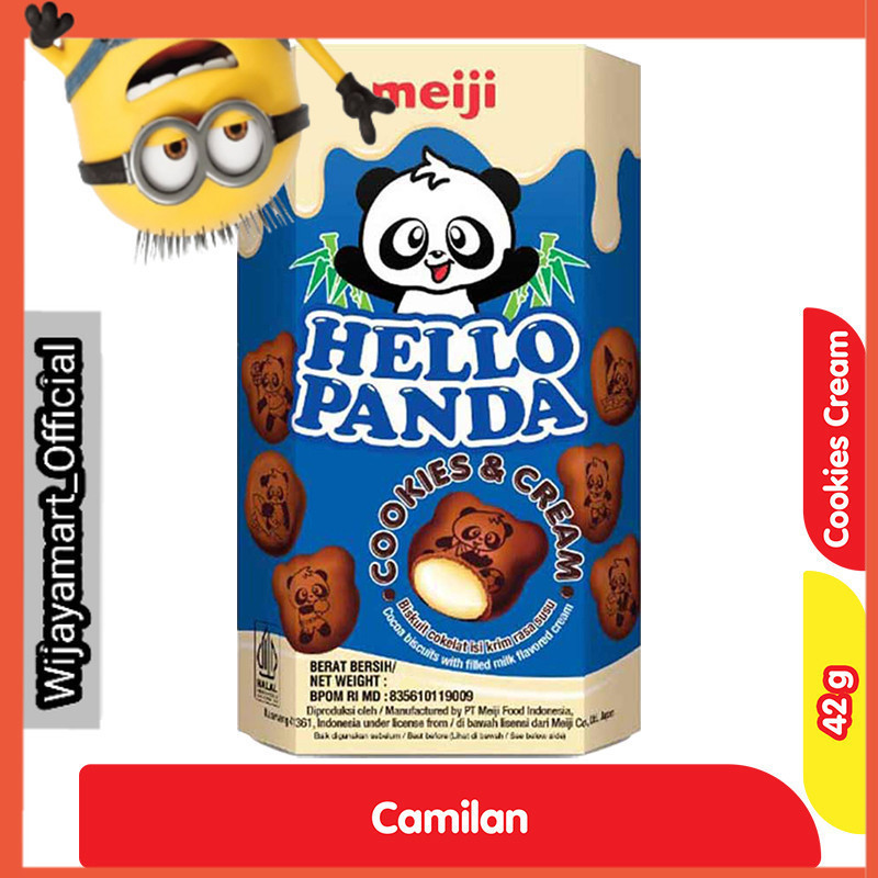 

Hello Panda Biskuit Rasa Cookies & Cream 42 g