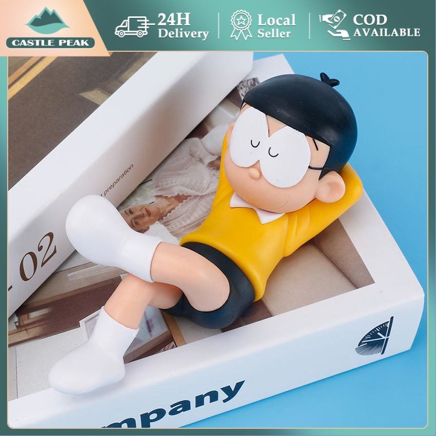 Action Figure Doraemon Sleeping Nobita Tiduran Doraemon Figure Panjang