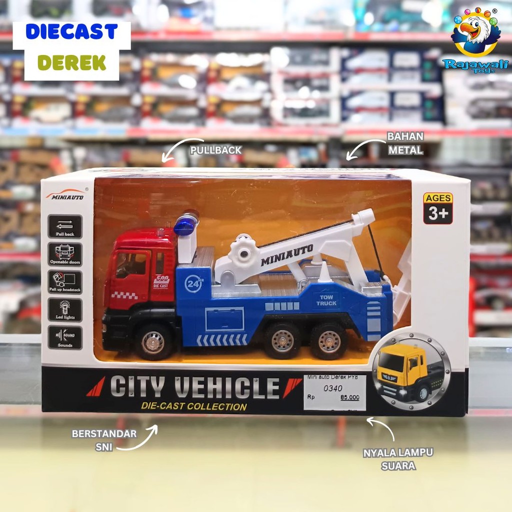 MINI AUTO DEREK/MAINAN ANAK DIECAST TRUCK DEREK