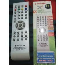 REMOTE TV TABUNG POLYTRON C-VISION / M.D