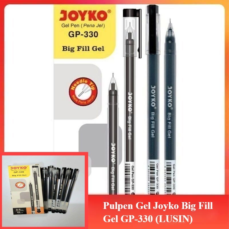 

Pulpen Gel Joyko Big Fill Gel GP-330 (LUSIN)