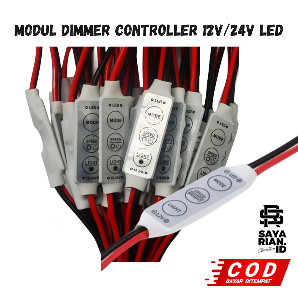 MODUL CONTROLLER RGB 12V / 24V GERAK RGB LED STRIP