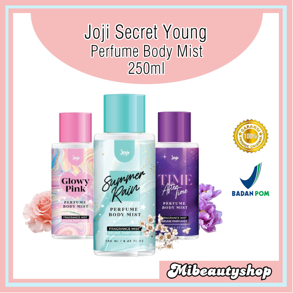 JOJI Secret Young Perfume Body Mist 250ml / Body Mist 10ml / Parfum / Pewangi Badan