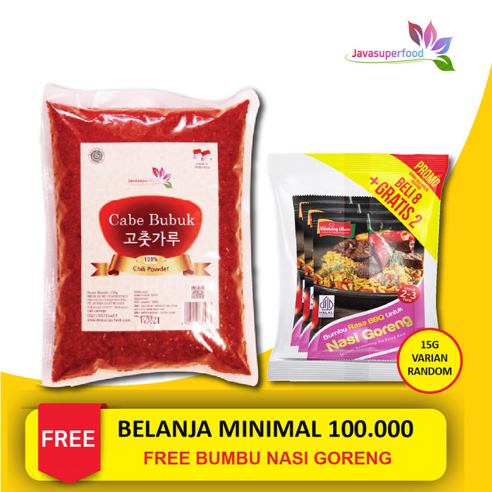 

New[Promo] Bubuk Cabe Kasar Korea 500g JAVA SUPER FOOD/Chili Powder Korea 500g