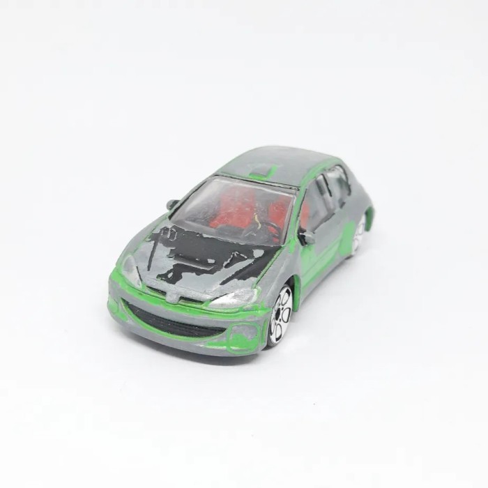 TF88 Peugeot 206 - Realtoy Diecast Skala 64 Mobil Mainan Anak Laki