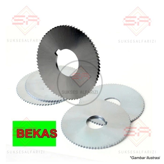 Sliting Saw 75 HSS Bekas Cutter 75x4x25.4 Cutter HSS Potong Besi PROMO
