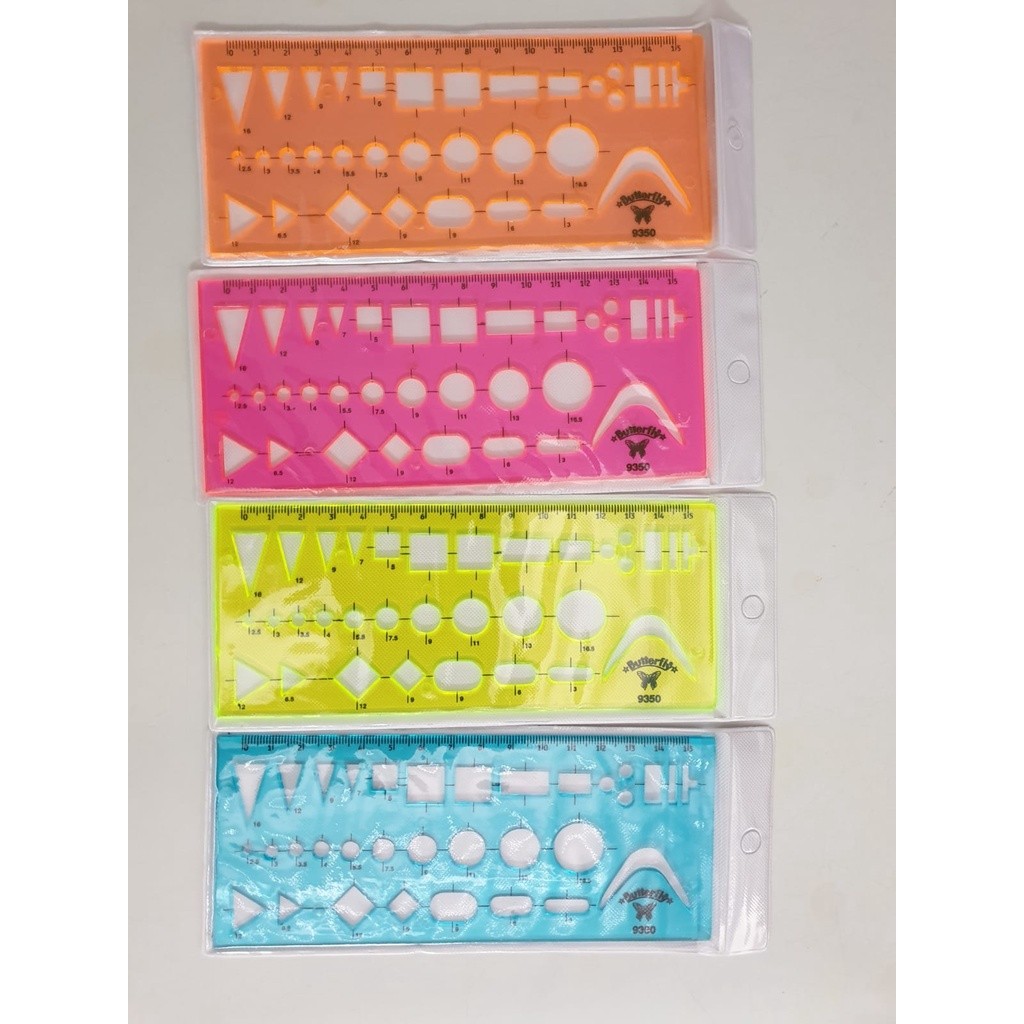 

Penggaris Cetakan lingakaran segitiga oval / BT-9350