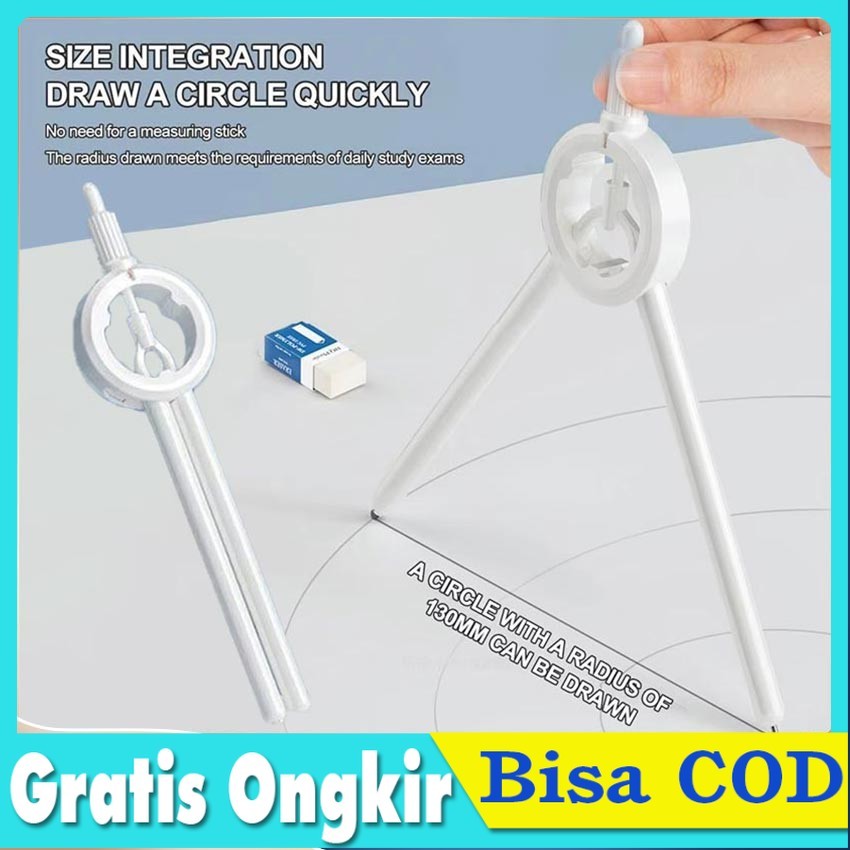 

Jangka Besi menunjukkan radius / Jangka Warna Mekanik Sekolah / Jangka Besi Alat Sekolah Anak / Jangka Besi