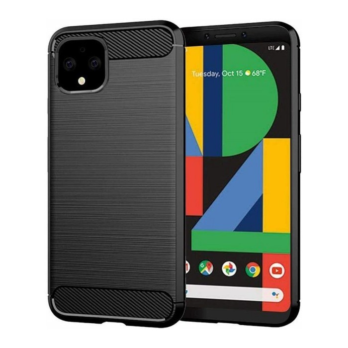 CASE GOOGLE PIXEL 4 4A 4XL 4A 5G / PIXEL 5 5A 5XL RUGGED CARBON ARMOR - PIXEL 4