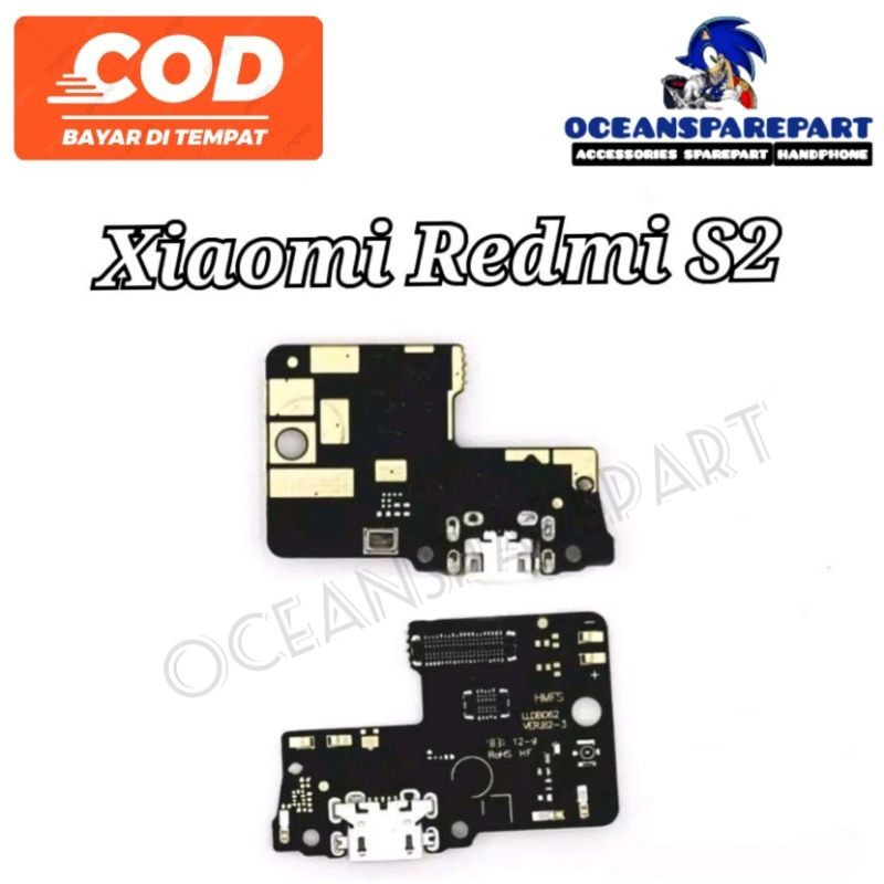 BOARD PAPAN KONEKTOR CONEKTOR CHARGER XIAOMI REDMI S2 PLUG IN MIC Original