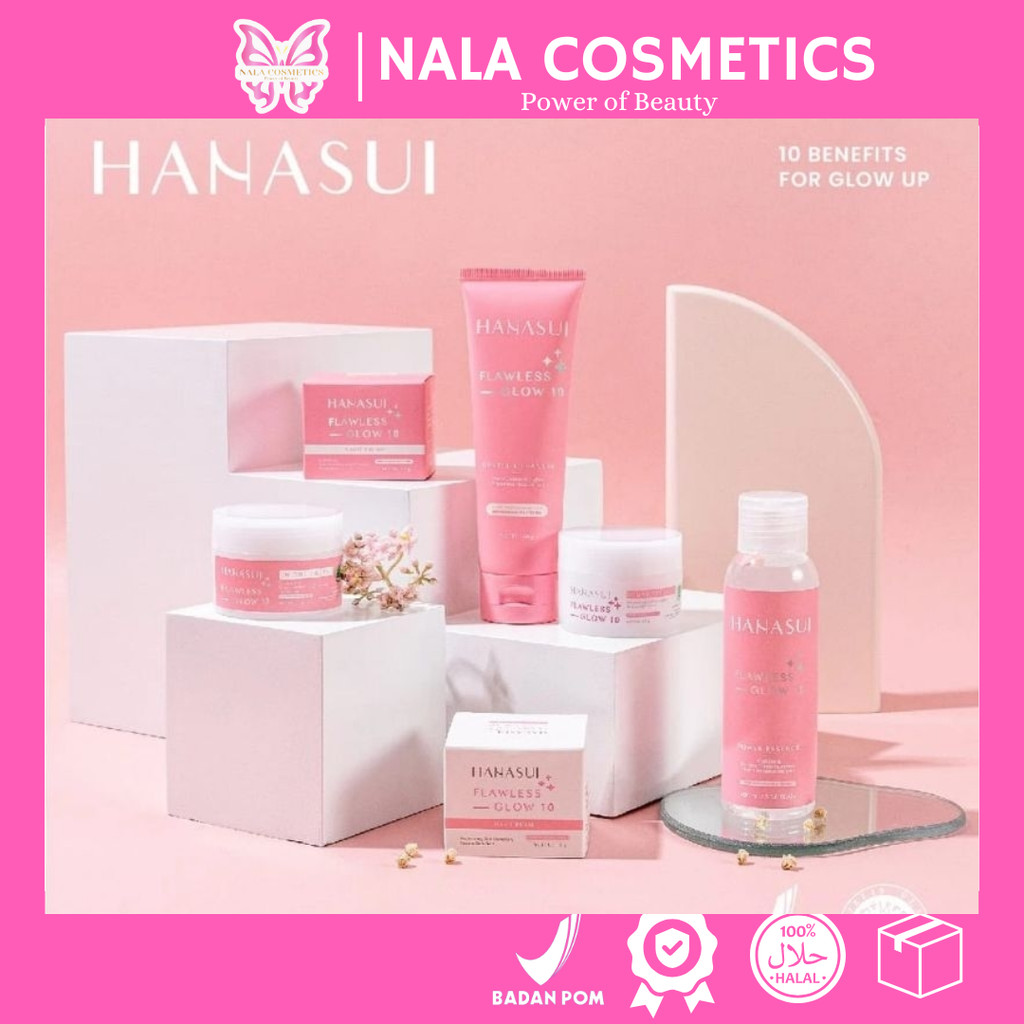 ANANTA Hanasui Flawless Glow 10 basic skincare | paket & satuan