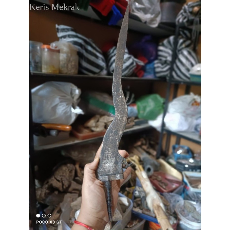 keris jangkung langka luk petir tirto bkn megantor sengkelat kamarogan murah terlaris antik
