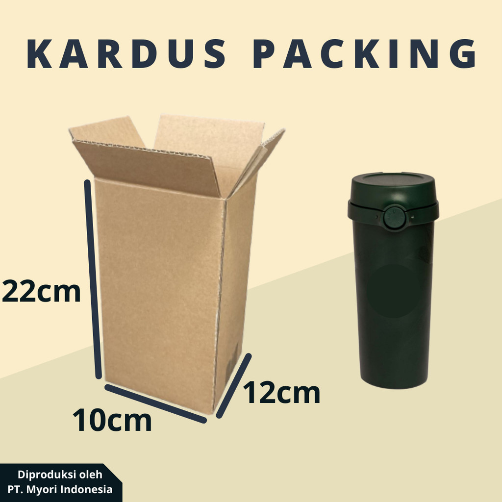 

(Uk. 12 x 10 x 22 cm) | Kardus Packing | Box Packing | Dus Packing