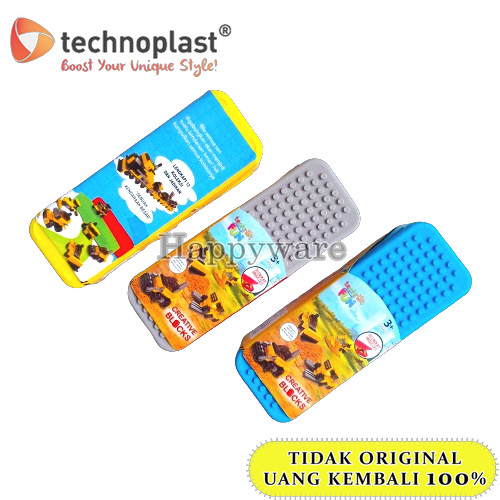 TECHNOPLAST Techno Fun Creative Blocks Set With Case Tempat Serbaguna