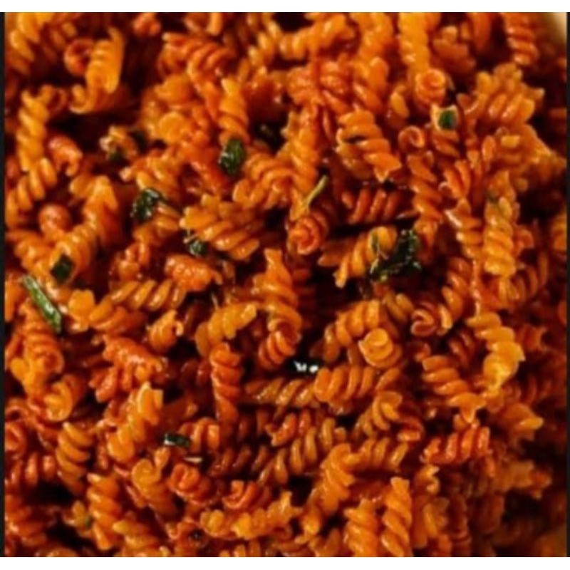 

Makaroni spiral/Makaroni ulir pedas Daun Jeruk 250GR