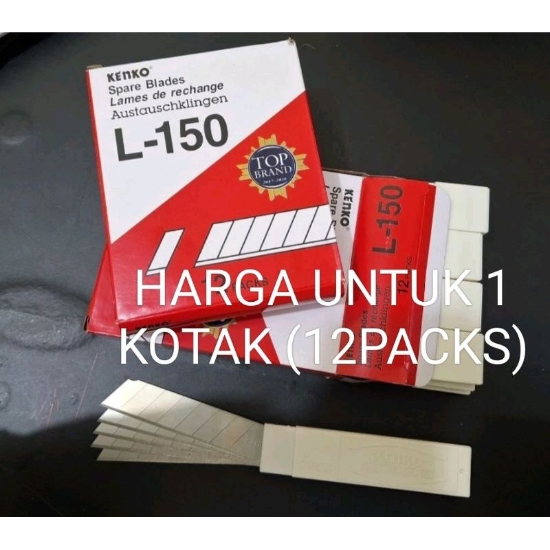 

PROMO Refill Cutter Besar Kenko L-150 (Harga untuk 1 Kotak/12 Tube)