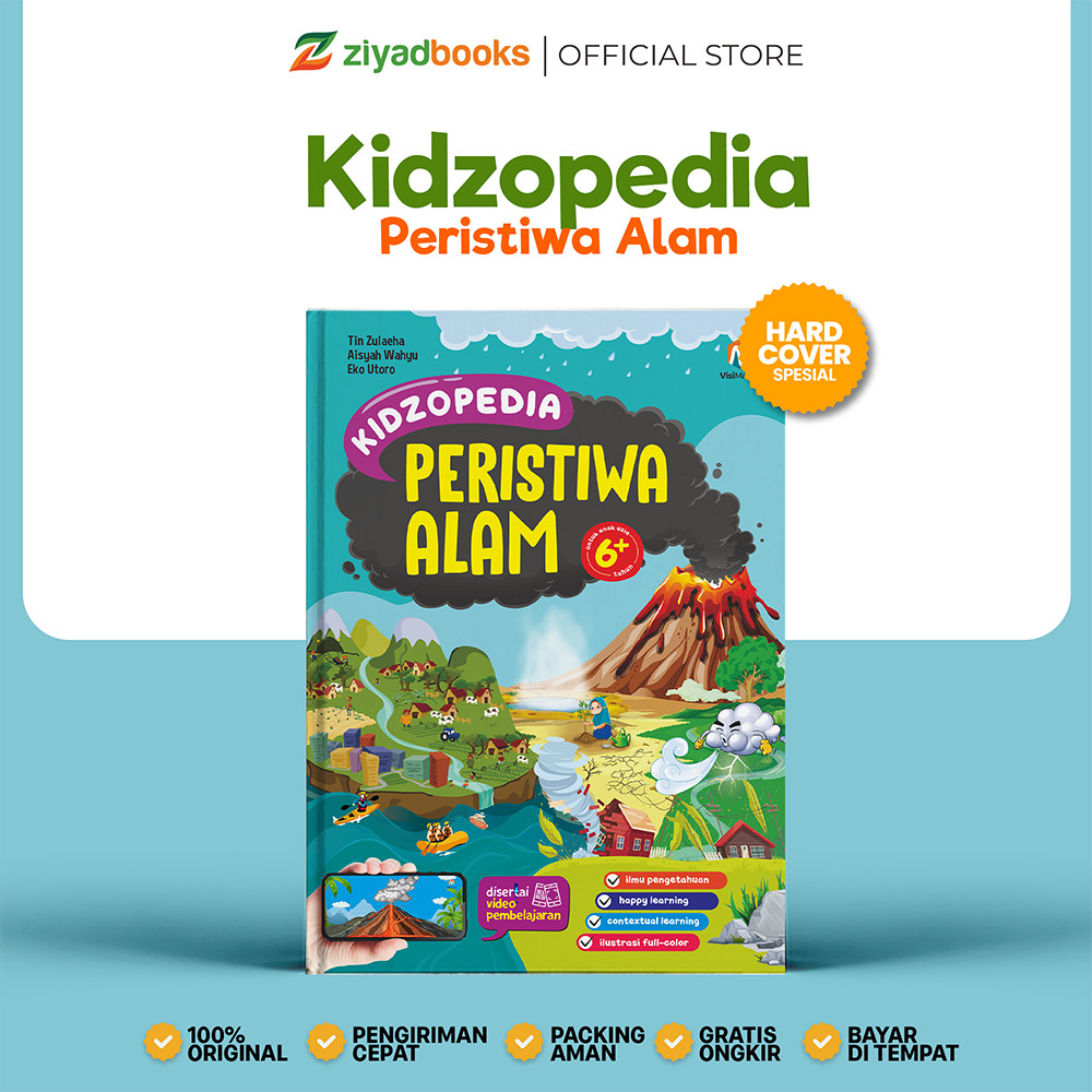 Ziyadbooks - Buku Edukasi Anak - Kidzopedia Peristiwa Alam Hardcover