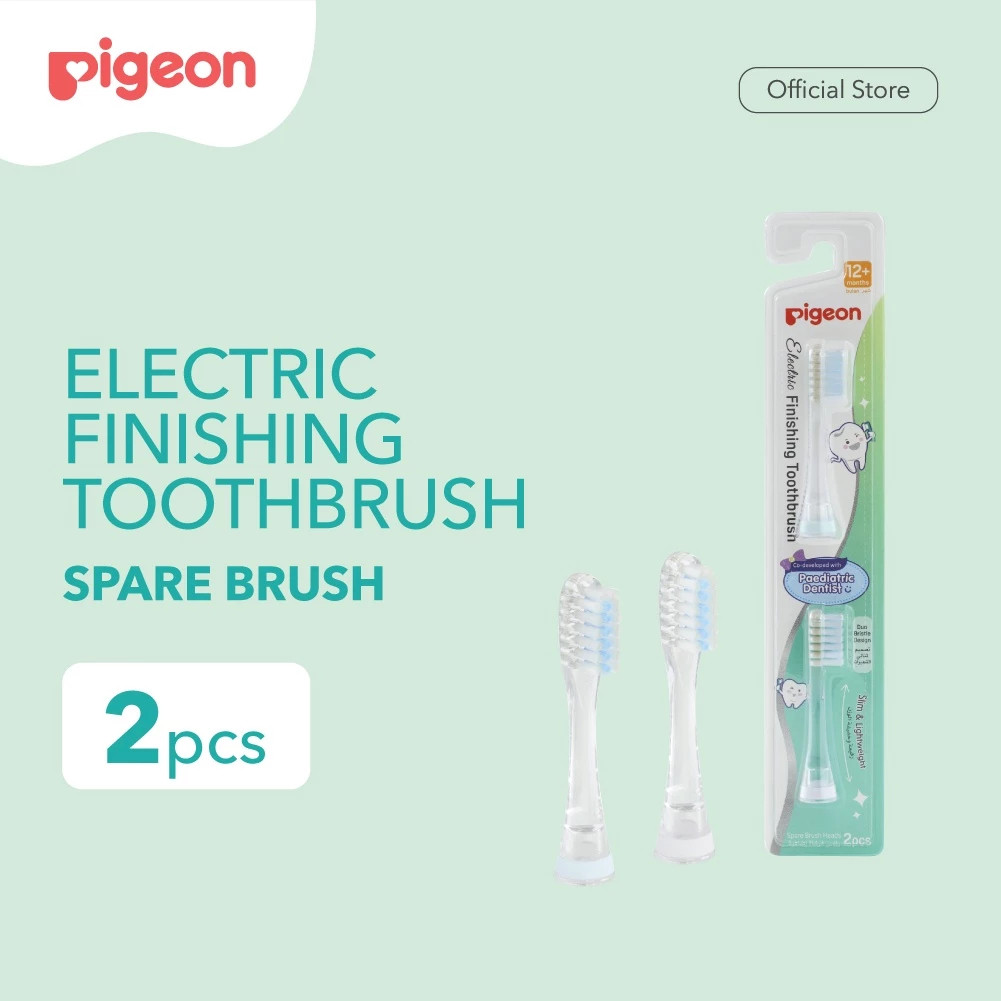 Pigeon Refill Electric Finishing Toothbrush | Refill Sikat Gigi Bayi Elektrik