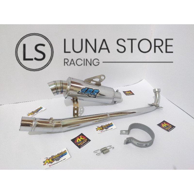 KENALPOT RACING DOS KNALPOT RACING DOS All Bebek Series Supra, Jupiter, Vega, Revo, karisma, Blade, 