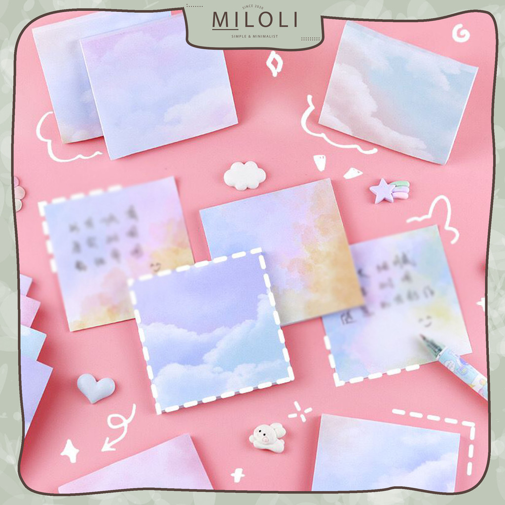 

[MILOLI] 50Lembar MEMO GALAXY Memo Pad Note Paper Notepad - C0058