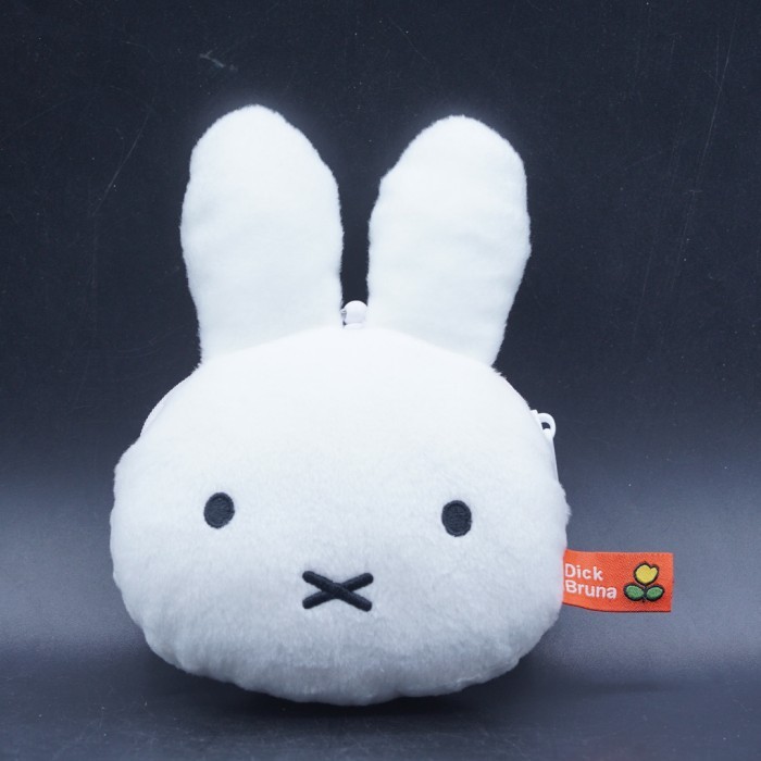 

Miffy Rabbit Nijntje Head Plush Pass Case Pouch Case Card Kartu Lanyard Casing Plush Boneka Dick Bruna Original Sekiguchi | SKU 3.015.0221