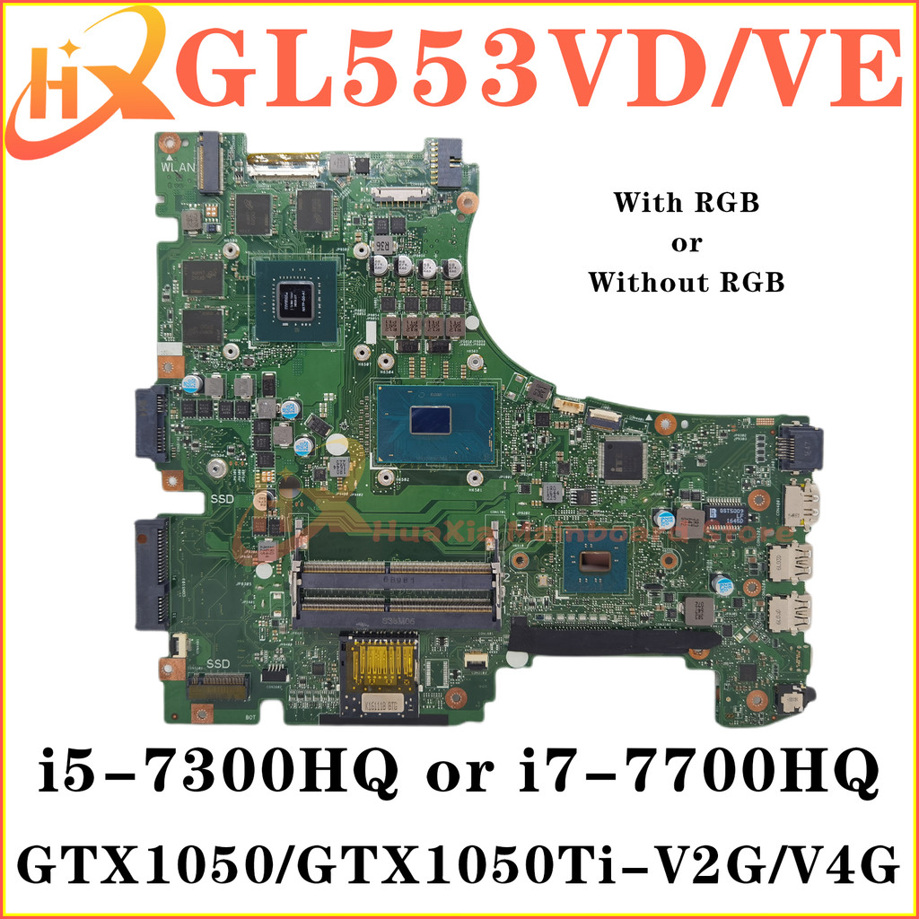 GL553V Mainboard ZX53V GL553VD GL553VE FZ53V FX553V ZX553V G553V Laptop Motherboard i5 i7 7th Gen GT