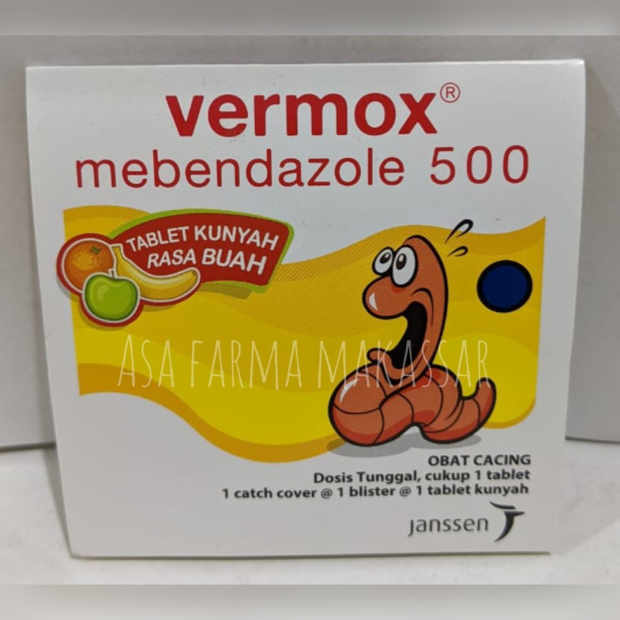 Obat Cacing VERMOX tablet 500mg