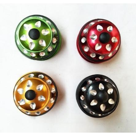 HEADSET OVERSIZE WARNA 44MM SEALED BEARING KOM mtb xc sepeda gunung n 0 mosso balap - Merah