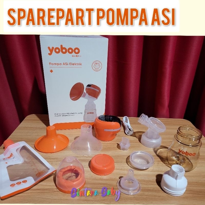 Terlaris Sparepart Pompa Asi Yoboo Electric Breast pump Accesories / Diafragma Corong Silikon Valve 