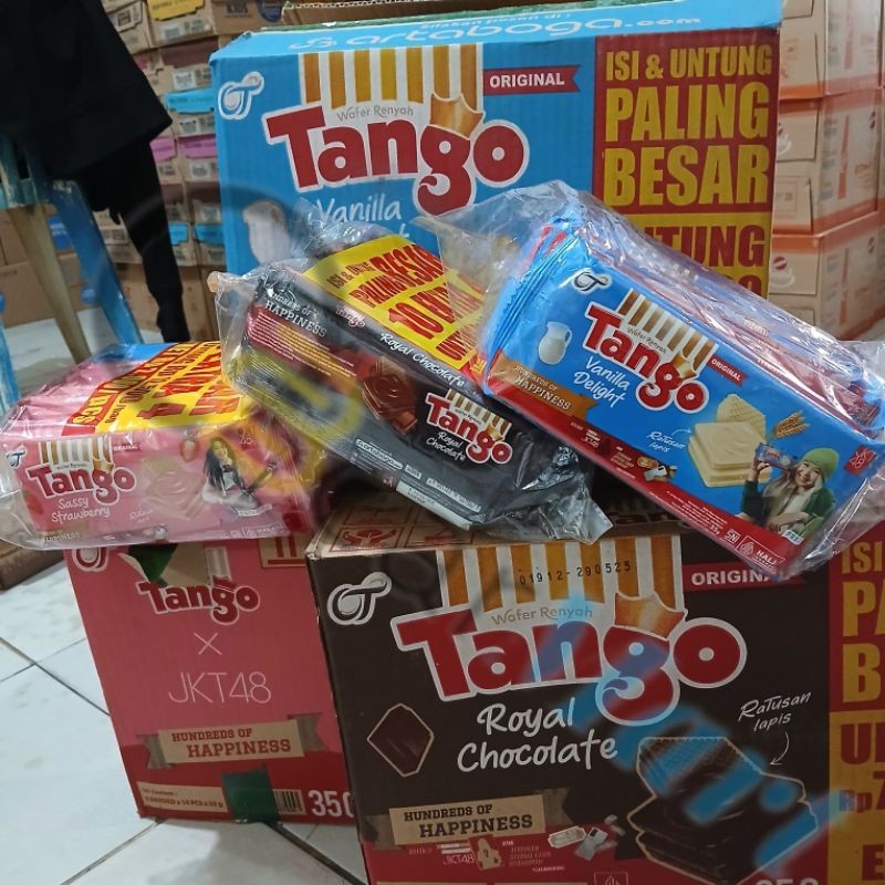 

Wafer Tango JKT48 1 Dus isi 6 pak 35gr Edisi Khusus