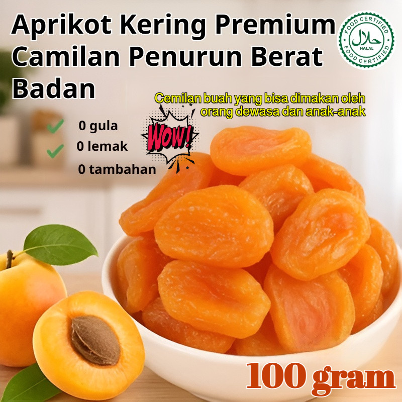 

⚡COD Muslim⚡Kering Red Apricot Alami Tanpa Tambah / Kering Apricot Khas Xinjiang / Camilan Sehat Kaya Nutrisi /camilan anak anak/buah-buahan kering/buah-buahan yang diawetkan/makanan ringan bervitamin