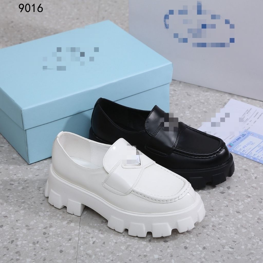JP 9016 Monolith Pointy Brushed Leather Loafers HRA