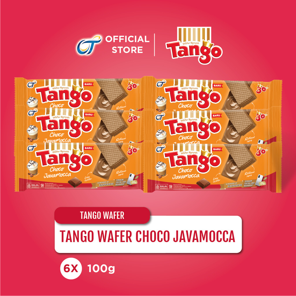 

Tango Wafer Javamocca 100 gr - [Isi 6 pcs]