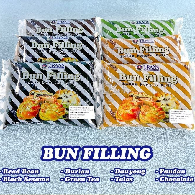 

Bun Filling Isian Roti Bakpao Moon Cake Pia Croissant kemasan 1kg