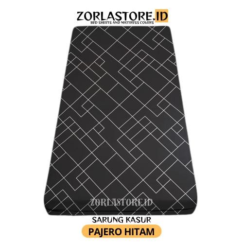 Sale Sarung Kasur Busa Resleting 90x200x10 - Sprei Resleting 90x200x10 - PAJERO HITAMTerlaris