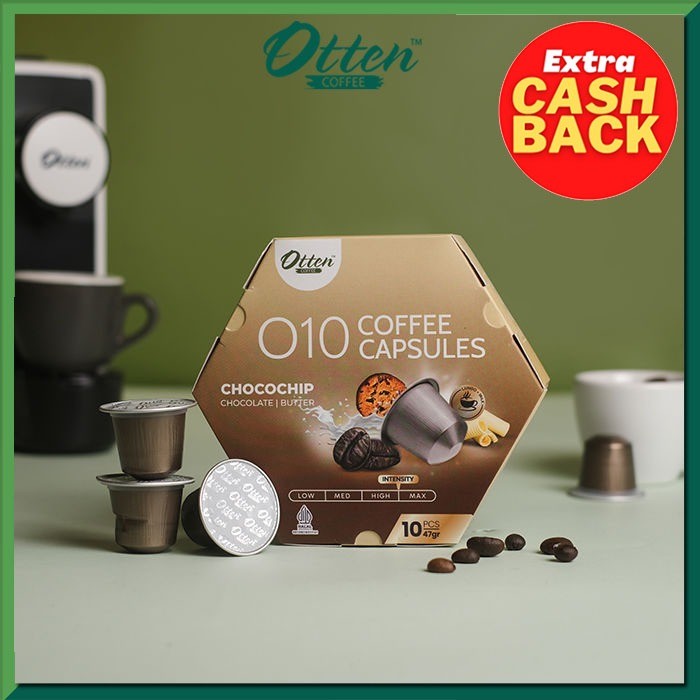 

Kopi Kapsul - O10 Robusta Infused Choco Chip - Kompatibel Mesin Nespresso