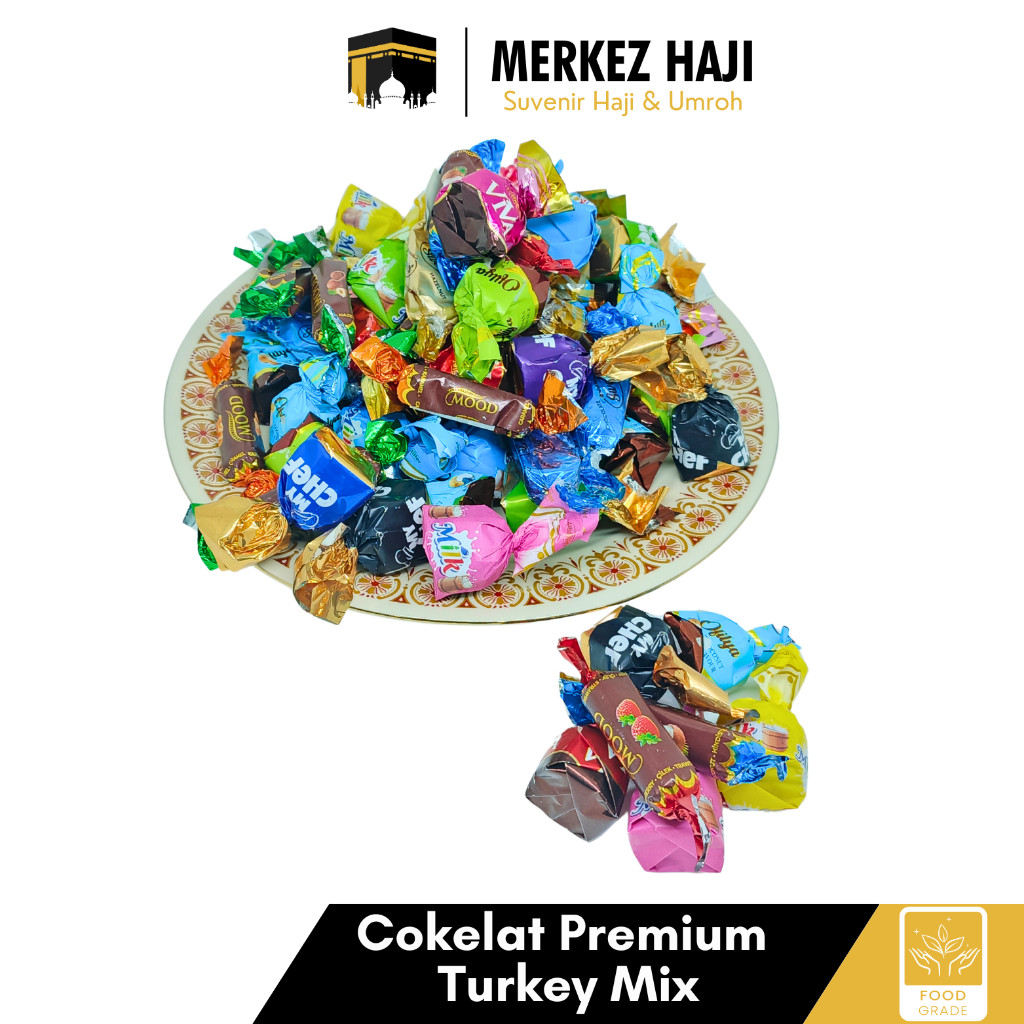 

Coklat Arab Mix 250 Gram Truffle Premium Asli | Aneka Cokelat Turki Turkey Oleh Oleh Haji dan Umroh
