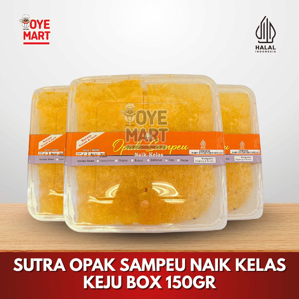 

SUTRA OPAK SAMPEU NAIK KELAS KEJU BOX 150gr
