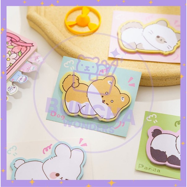 

BW Sticky Notes 8 Motif Hewan Tidur 9×7.5CM Kertas Memo Tempel Perlengkapan Kantor S-SN023