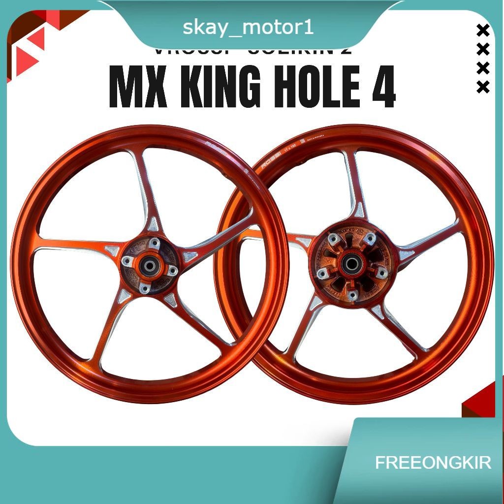 VRossi Velg Palang 5 Jupiter MX King -  Sprint Solikin / Solikin 2
