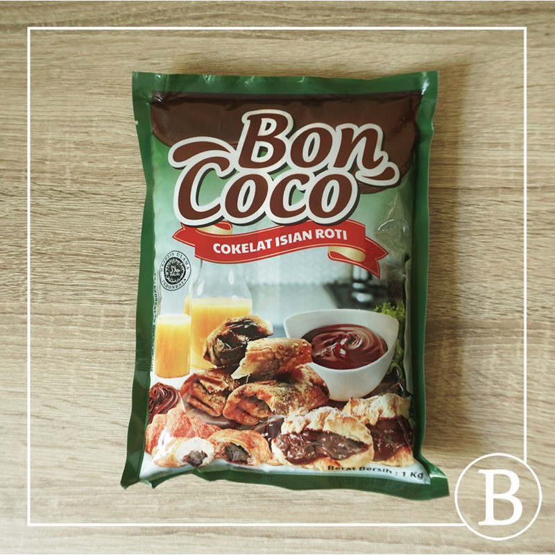 

Terlaris Selai Coklat Boncoco Filling 1kg Isian Roti Ideal