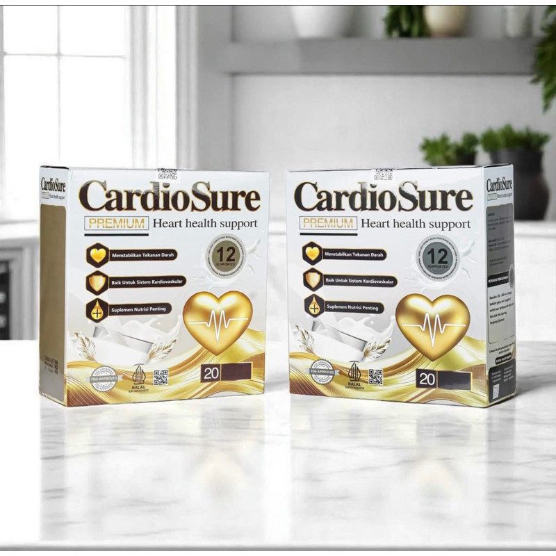 

CARDIOSURE SUSU NUTRISI KESEHATAN BAGI JANTUNG DAN PENCEGAHAN STROKE